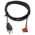 Zerostart Replacement Cord - 120V, Right Angled Silicone Peanut Shaped Heater Terminal, 1' 305Mm Long 3600022